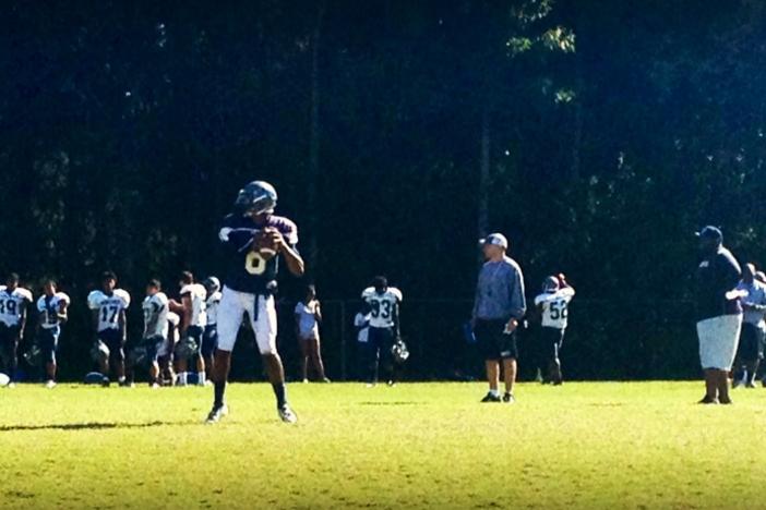 Norcross Sr. QB A.J. Bush has rounded into form over the last few weeks, leading the 6-2 Blue Devils to 5 straight victories.