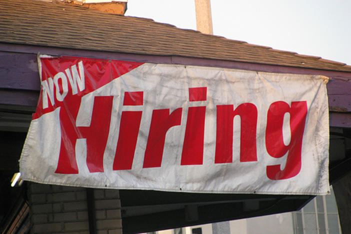 Hiring has increased in the private sector.