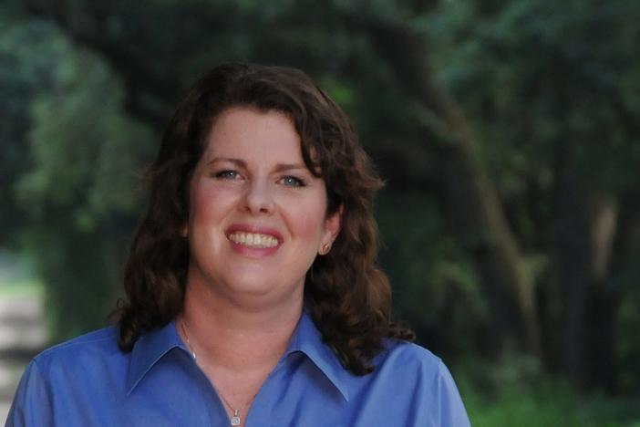 Vicki Davis at her family farm in Camilla, GA