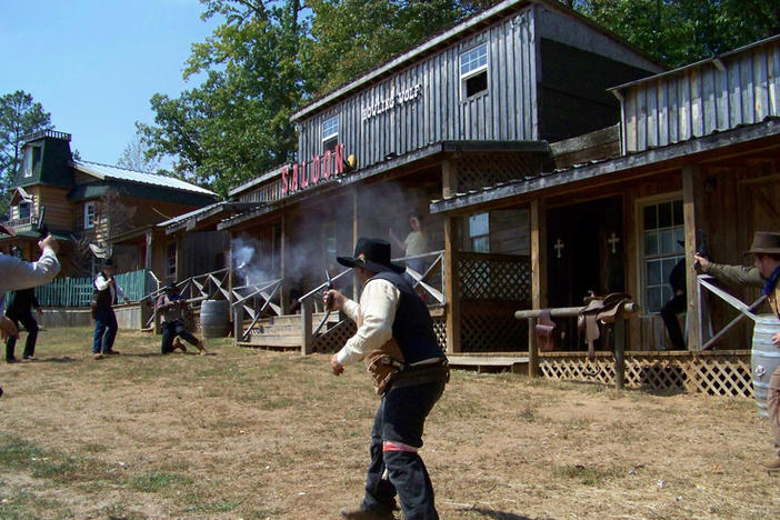 Channel supernatural spirits at the Rocky Branch Railroad and Old West Ghost Town (photo courtesy www.rockybranchrailroad.net)