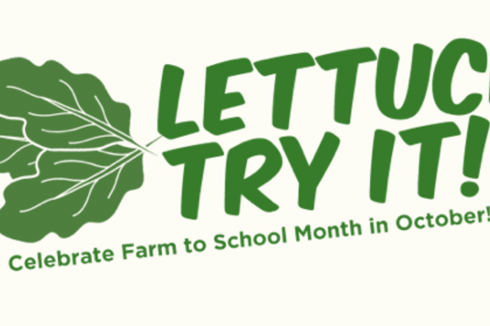 "Lettuce" eat local in schools.