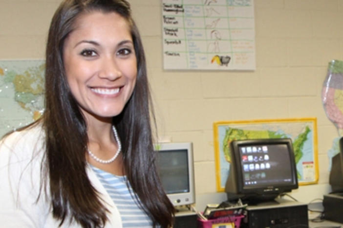 Amanda Miliner is the 2014 Georgia Teacher of the Year. Image from valdesta.edu