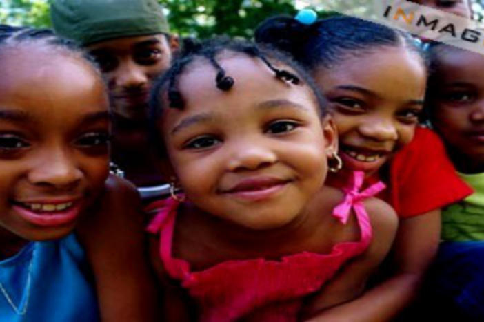 Even during chaotic times, Teresa found a reason to smile - the children.