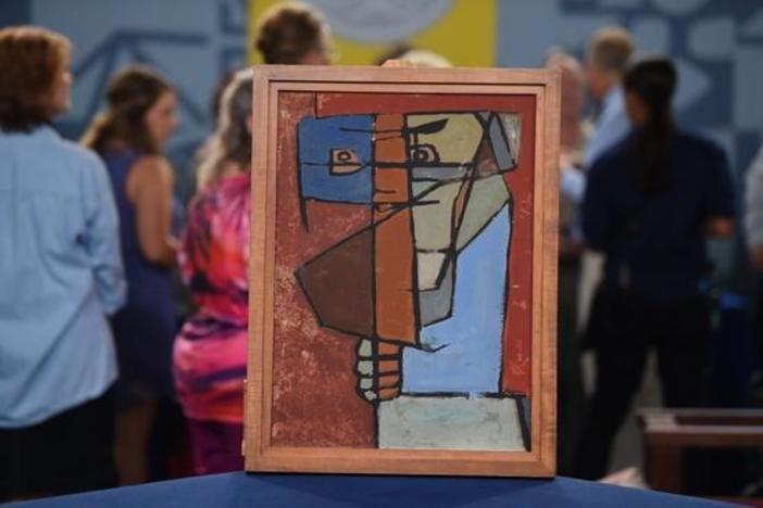 Appraisal: 1947 John Ferren "The Prophet" Painting, from Fort Worth Hour 1.