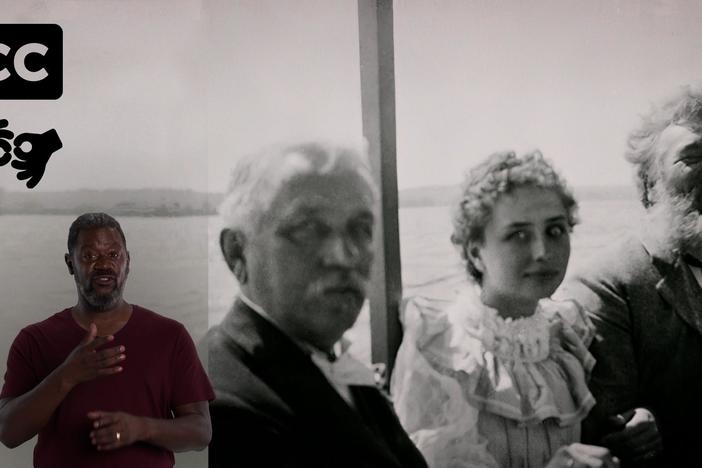 Alexander Graham Bell shunned sign language, encouraging Keller to use oral communication.