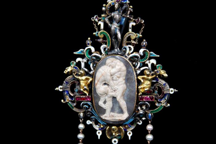 Appraisal: Austro-Hungarian Renaissance Revival Pendant, ca. 1870, from Eugene Hour 1