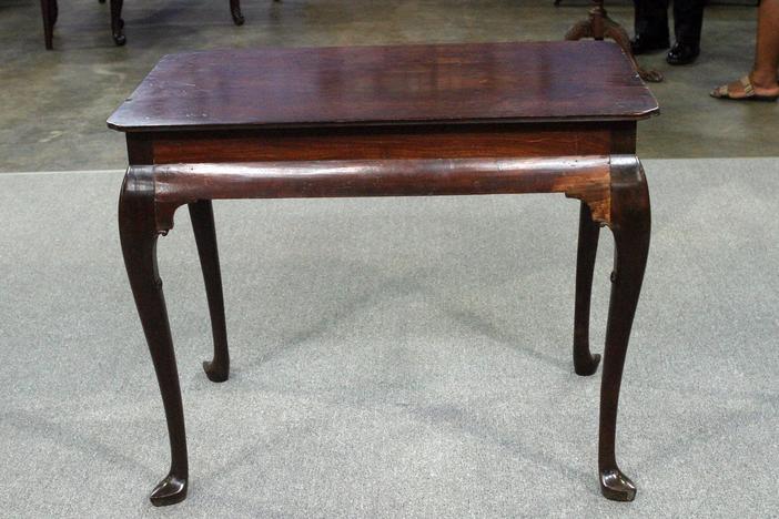 Appraisal: Irish Tea Table, ca. 1740, in Vintage Savannah.