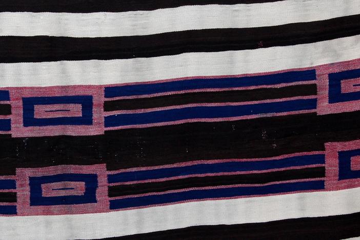 Appraisal: Navajo Second Phase Chief's Blanket, ca. 1855 from Washington, DC Hour 1