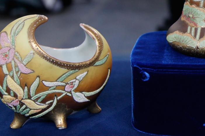 Appraisal: Nippon Porcelain Coralene Collection, ca. 1910, from Cincinnati Hour 1.