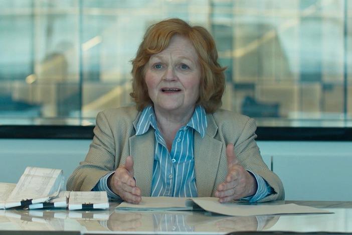 Pam Stubbs arrives at a mediation hearing prepared with evidence of her innocence.