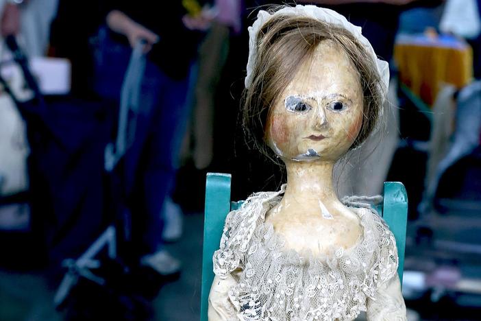 Appraisal: Early 18th-Century Queen Anne Wooden Doll, from Detroit Hour 1.
