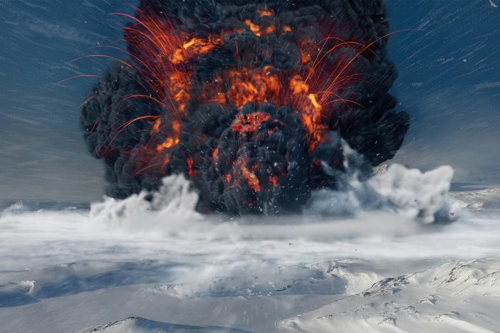How did life survive on a planet covered in ice from pole to pole?