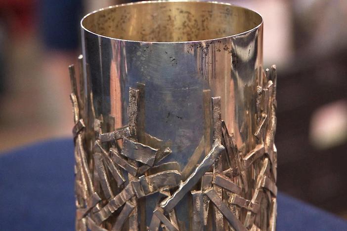 Appraisal: Schroth Silver Vase, ca. 1965, from Chicago, Hour 2.