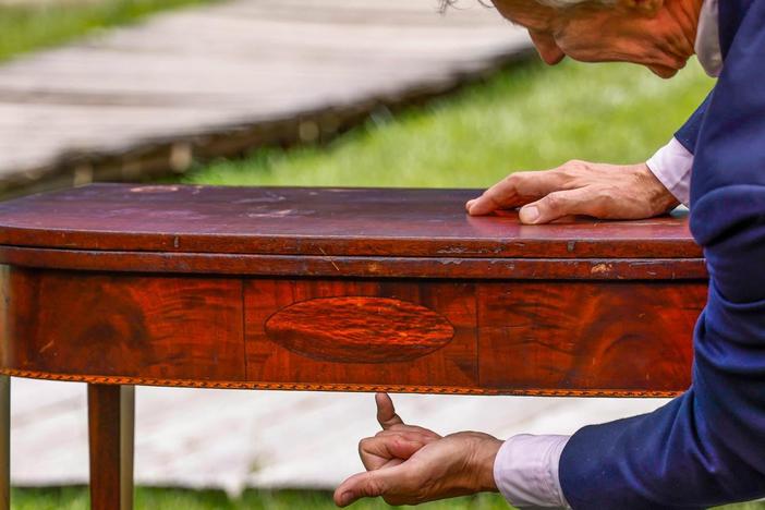 Appraisal: New England Federal Card Table, ca. 1800