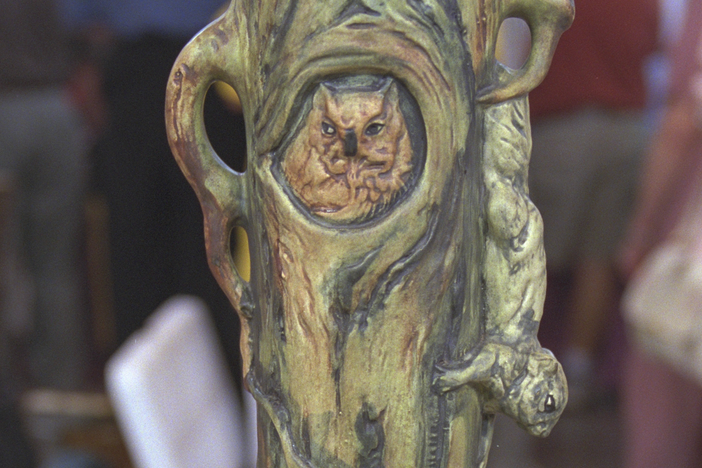 Appraisal: Weller Woodcraft Vase, ca. 1920, from Vintage Charlotte.