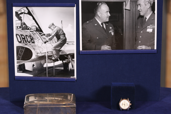 Appraisal: 1949 Model 4500 Rolex & Silver Box