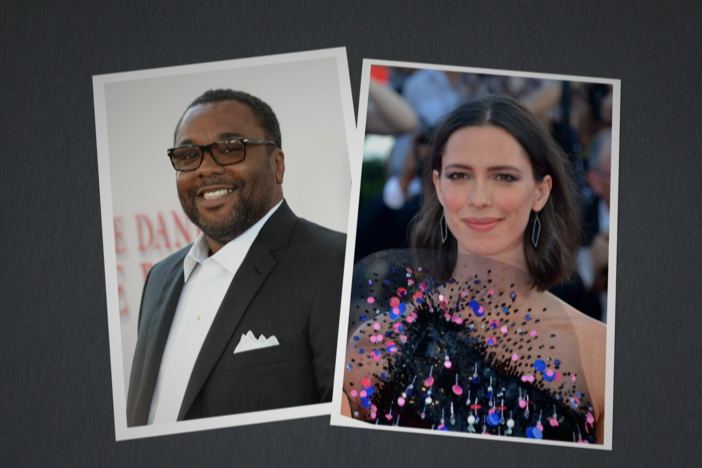 Henry Louis Gates, Jr. welcomes guests Rebecca Hall and Lee Daniels.