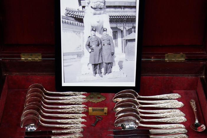 Appraisal: 1938 Chinese Export Silver Cutlery Canteen, from Myrtle Beach Hour 1.