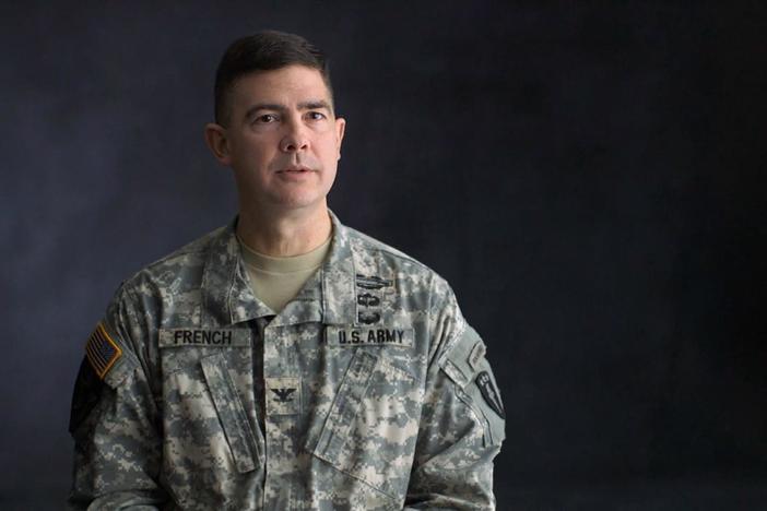 Jeffrey French and his family recall his departure for a short notice deployment in 2009.