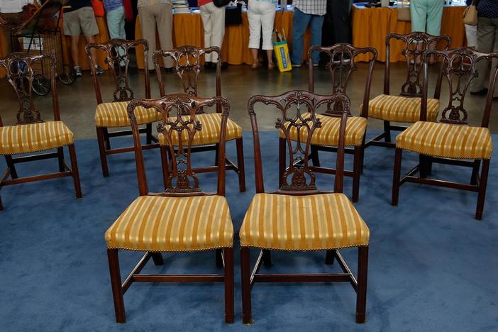 Appraisal: 20th-Century Chippendale-Style Dining Chairs, from Junk in the Trunk 4, Part 1.