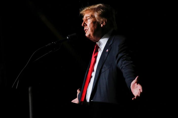 Trump renews claims of 'rigged' election in Iowa as he endorses 2022 Republican candidates