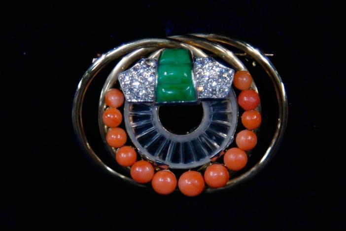 Appraisal: Converted Van Cleef & Arpels Brooch, ca. 1925