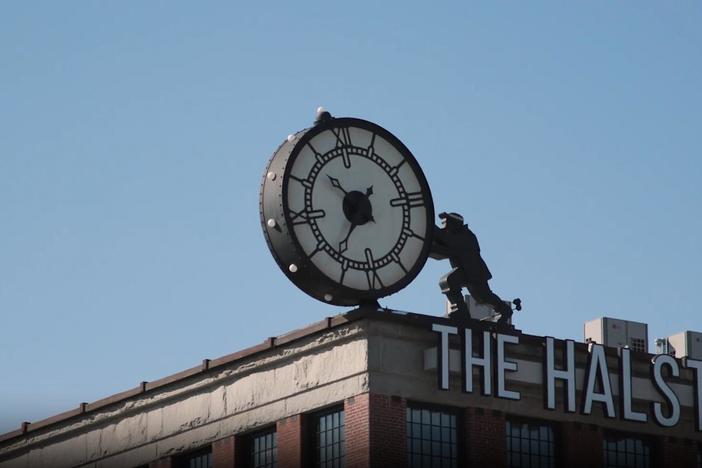Rhode Island artist's massive work explores why time dominates our lives