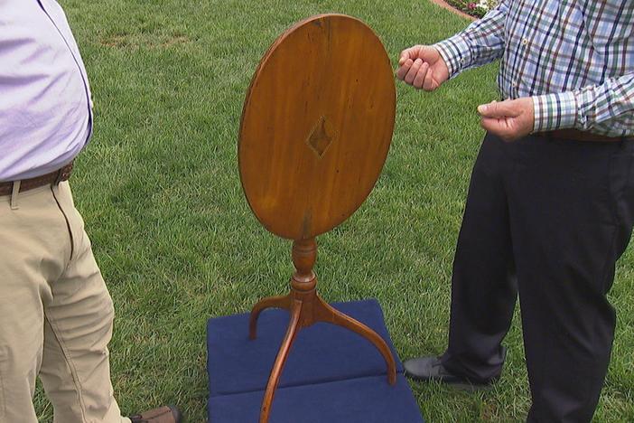Appraisal: Federal Inlaid Tilt-top Candlestand, ca. 1800