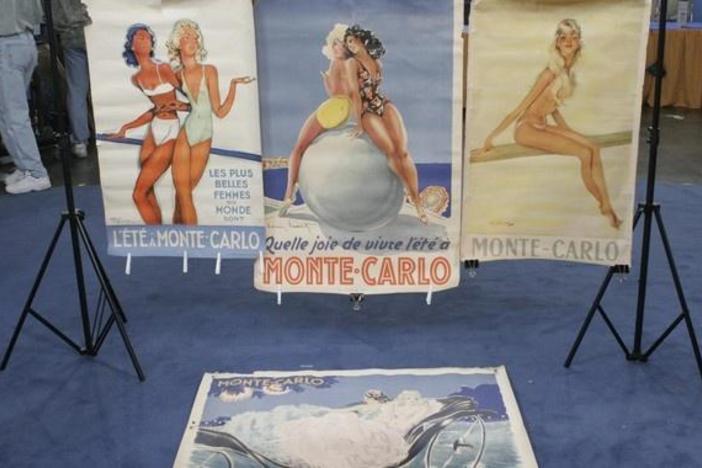 Appraisal: Monte Carlo Posters, ca. 1950, in Naughty or Nice