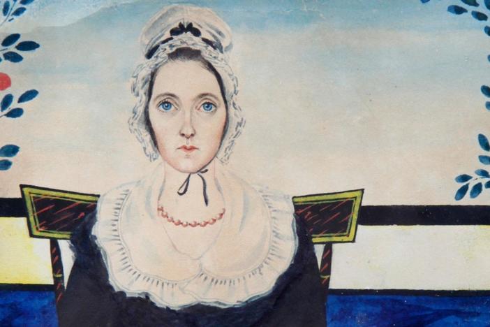 Appraisal: 1827 "The Guilford Limner" Folk Portraits, from Biloxi Hour 3
