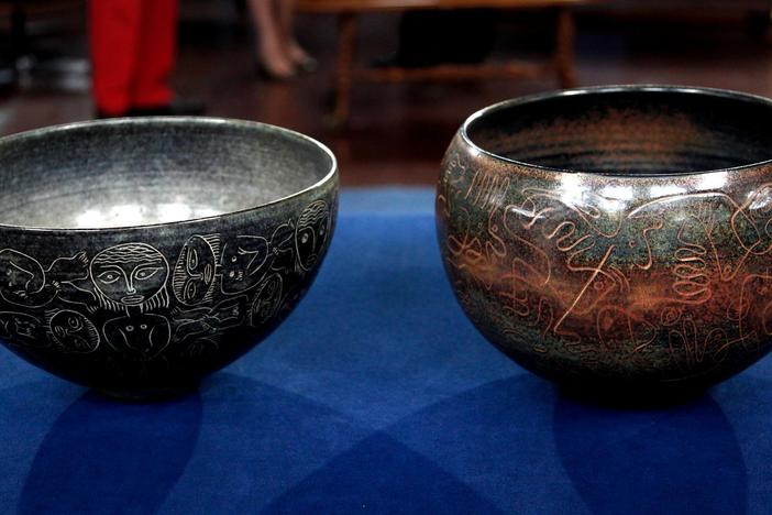 Edwin & Mary Scheier Bowls, ca. 1955 from El Paso Hour 3.