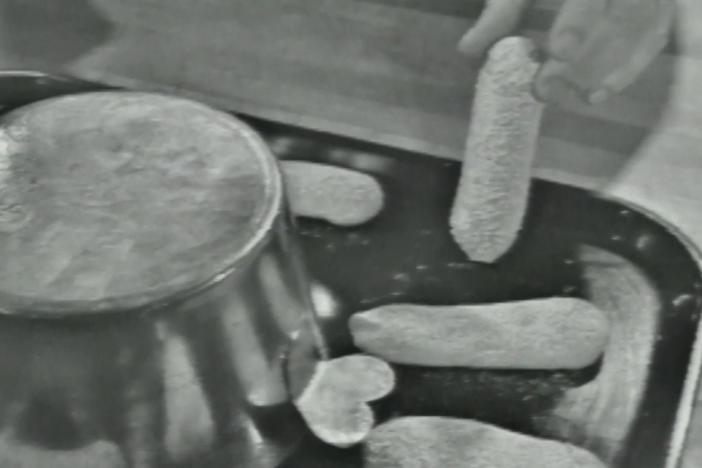 Julia Child introduces us to Charlotte Malakoff, a magnificent French dessert.
