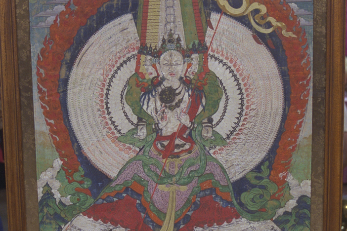Appraisal: Tibetan Tangka, ca. 1750, from Vintage Charlotte.