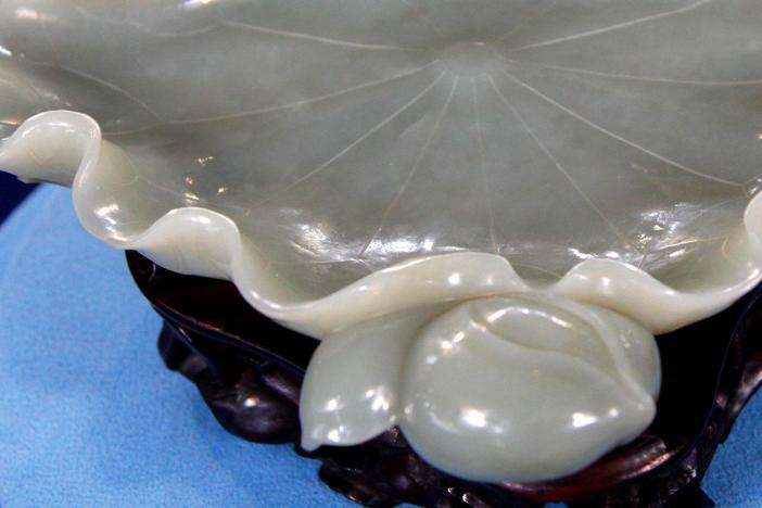 Appraisal: 19th C. Chinese Jade Brush Washer, from Billings Hour 1