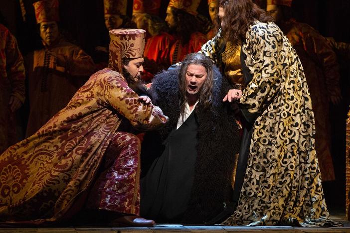 Bass René Pape reprises his portrayal of the tortured tsar.