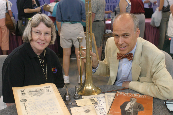 Appraisal: 1929 C.G. Conn Trombone with Ephemera, in Vintage Chicago.