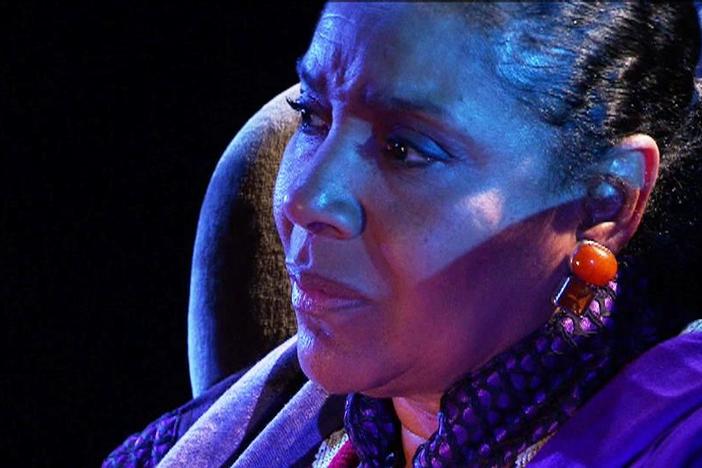 Rashad performs a scene from August Wilson's play "Gem of the Ocean," as Aunt Ester.
