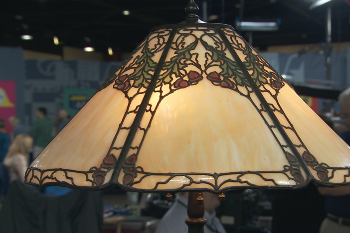 Appraisal: Handel Acorn Pattern Lamp, ca. 1915, from Green Bay Hour 1