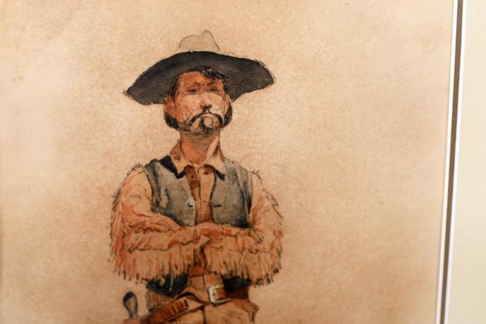 Appraisal: 1890 Frederic Remington Watercolor, from Charleston Hr 3.