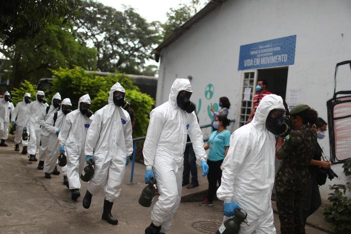 In Brazil, ‘the virus has struck pretty ferociously'