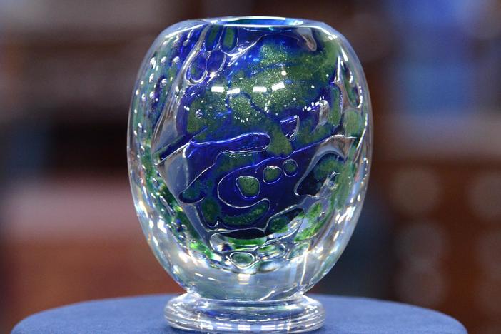 Appraisal: Orrefors "Ariel" Vase, ca. 1945, from Bismarck, Hour 2.