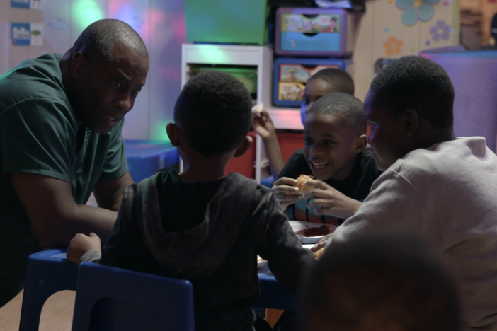 Close bonds are forged between parents, children and caregivers at a 24-hour daycare.