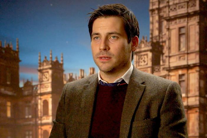 The cast on Episode 6 of Downton Abbey, Season 5.