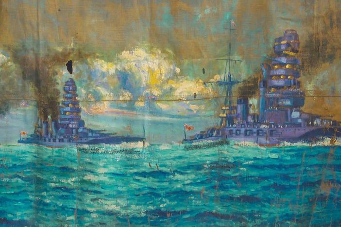 Appraisal: WWII Japanese Naval Vignette