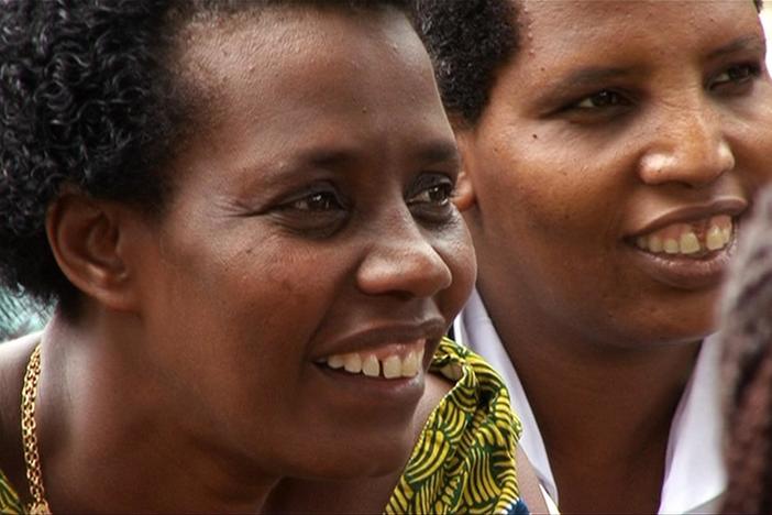 Rose implores a group of Congolese women to take charge of their lives and communities.
