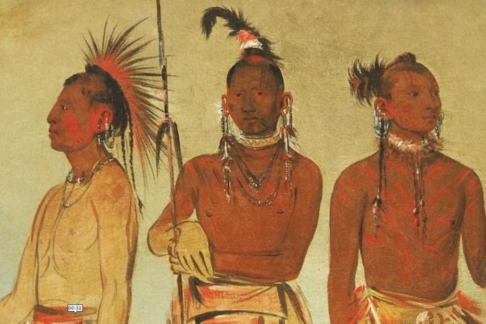 How the logs that Charles Ingalls used for the little house belonged to Osage Indians.