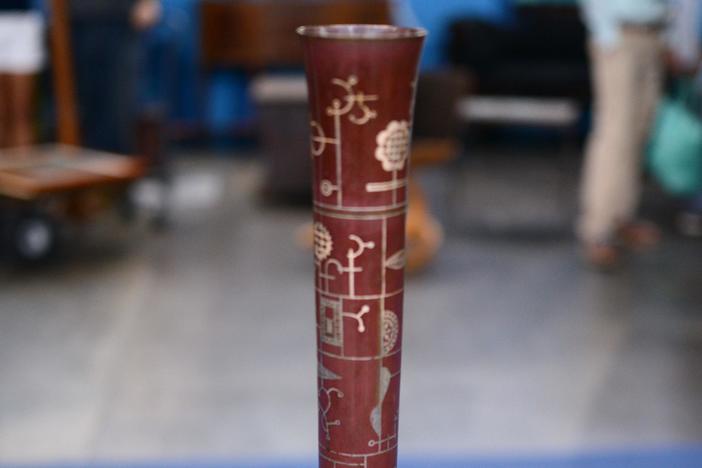 Appraisal: WMF Mixed-metal Vase, ca. 1935, in Orlando Hour 1.