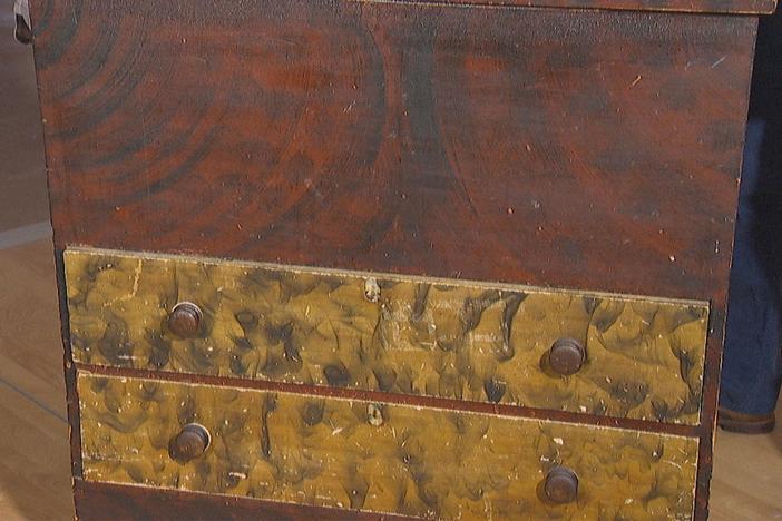 Appraisal: Painted Two-drawer Blanket Chest, ca. 1820