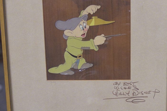 Appraisal: Walt Disney-signed "Snow White" Cel, ca. 1938, from Vintage Kansas City.