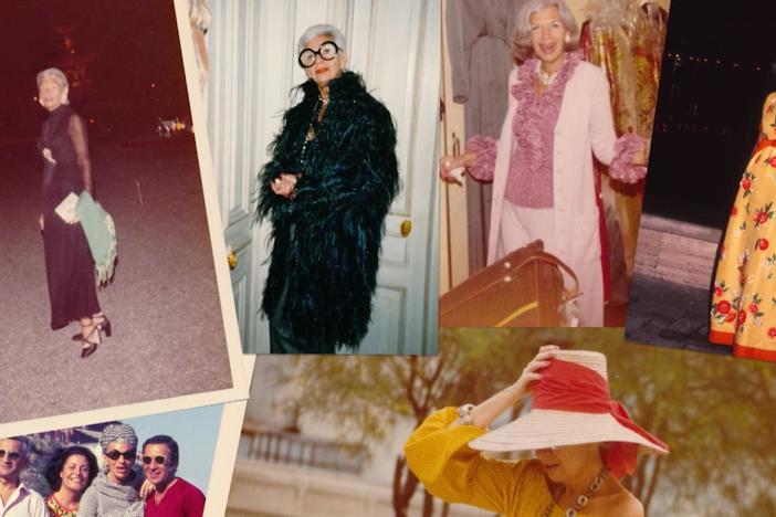 Iris is an artist. She uses her clothing and accessories to compose a new vision.